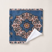 Oriental Blue Persian Türkischer Teppich Badhandtuch Set (Waschlappen)