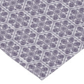 Oriental Blue Turkish Rosette Geometric Vector Art Tischdecke (Schrägansicht)