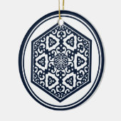 Oriental Blue White Ottoman Türkisches Kunstmuseum Keramik Ornament (Links)