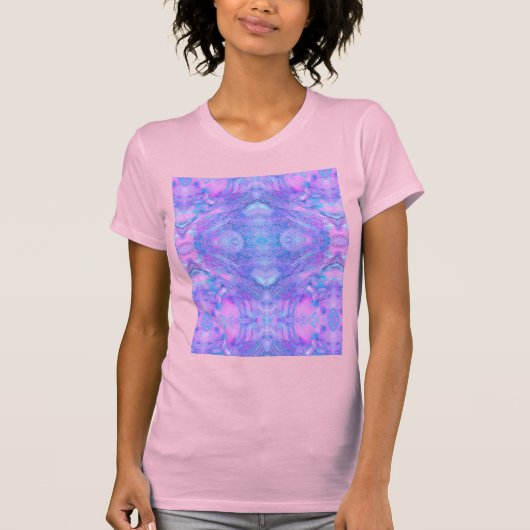 Oriental Boho Graphics - Abstrakte kosmische Fanta T-Shirt (Vorderseite)