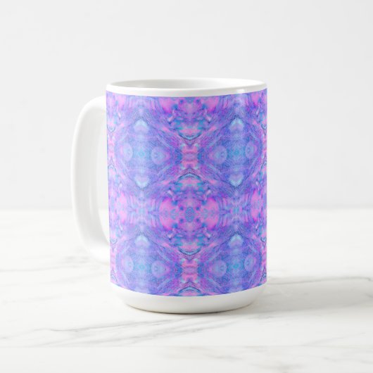 Oriental Boho Muster - Magische Fantasie Abstrakt Kaffeetasse (Vorderseite Links)