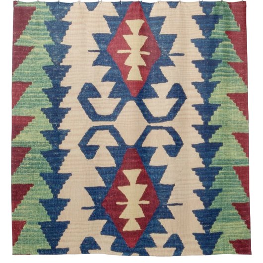 Oriental Carpet Killim Duschvorhang (Vorderseite)