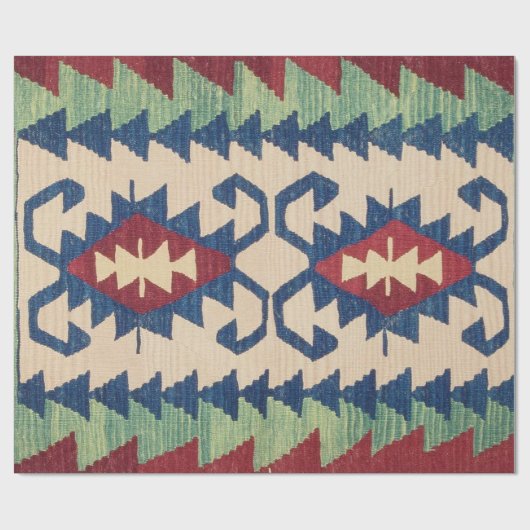 Oriental Carpet Killim Geschenkpapier (Flach)