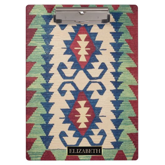 Oriental Carpet Killim Klemmbrett (Vorderseite)