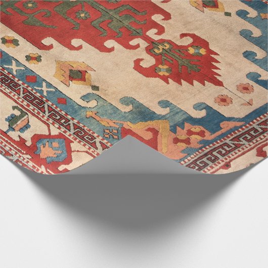 Oriental Carpet Rug Geschenkpapier (Ecke)