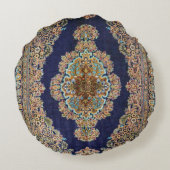 Oriental Carpet Rug Killim Rundes Kissen (Rückseite)