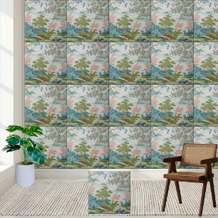 Oriental Chinoiserie Wall Tile Fliese