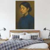 Oriental Classical Fine Art Portrait – Museum Grad Leinwanddruck (Insitu (Schlafzimmer))