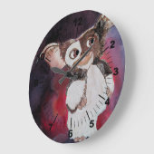 Oriental Creature Painting by Alfred Fox Große Wanduhr (Winkel)