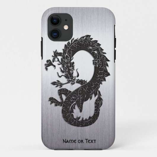 Oriental Dragon Black Case-Mate iPhone Hülle (Rückseite)