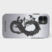 Oriental Dragon Black Case-Mate iPhone Hülle (Rückseite (Horizontal))