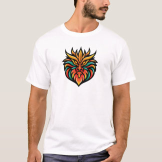 Oriental Dragon Head Custom Graphic T - Shirt