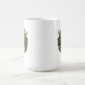 Oriental Dragon Head Tasse - Fiery Art Design (Mittel)