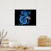 Oriental Dragon Poster (Küche)