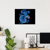 Oriental Dragon Poster (Heimbüro)