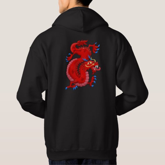 Oriental Dragons Hoodie (Rückseite)
