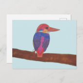 ORIENTAL DWARF KINGFISHER POSTKARTE (Vorne/Hinten)