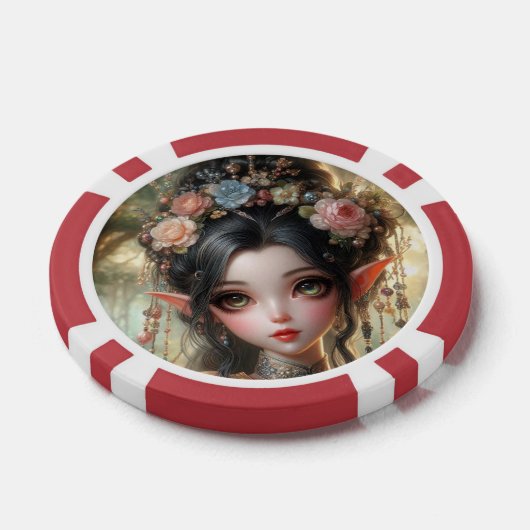 Oriental Elven Playing Cards Pokerchips (Einzeln)