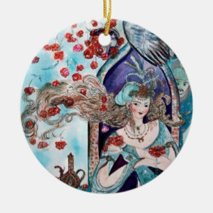 ORIENTAL FAIRE TALE Blue Sapphire Keramikornament
