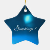 ORIENTAL FAIRE TALE Blue Sapphire Star Keramikornament (Hinten)