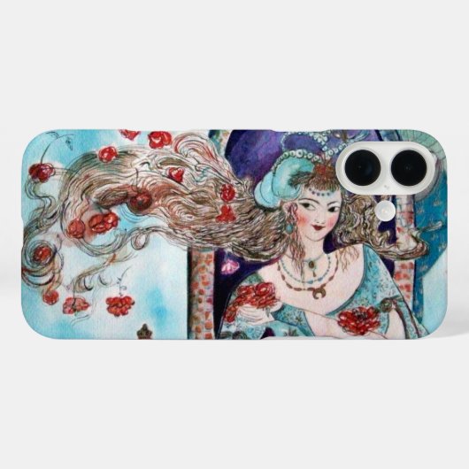 ORIENTAL FAIRE TALE Fantasy Blue Case-Mate iPhone Hülle (Rückseite (Horizontal))