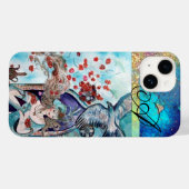 ORIENTAL FAIRTALE TALE MONOGRAM Case-Mate iPhone HÜLLE (Rückseite (Horizontal))