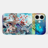 ORIENTAL FAIRTALE TALE MONOGRAM Case-Mate iPhone HÜLLE (Rückseite (Horizontal))