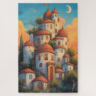 Oriental Fairy Tale Houses Puzzle