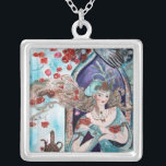 ORIENTAL FAIRY TALE VERSILBERTE KETTE<br><div class="desc">Farbenfrohe,  lebendige,  skurrile Kunstillustrierung für die türkische Märchen "Goldener Apple" .</div>