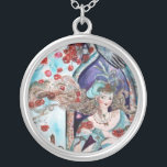 ORIENTAL FAIRY TALE VERSILBERTE KETTE<br><div class="desc">Farbenfrohe,  lebendige,  skurrile Kunstillustrierung für die türkische Märchen "Goldener Apple" .</div>