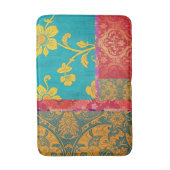 ORIENTAL farbenfroh grünes Rot - Bath Mat Rug Badematte (Vorderseite Vertikal)