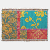 ORIENTAL Farbenfroh grünes Rot - Kehlkopf Decke (Vorderseite)