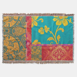 ORIENTAL Farbenfroh grünes Rot - Kehlkopf Decke