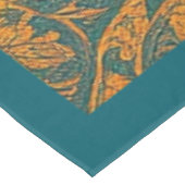 ORIENTAL Farbenfroh grünes Rot - Tabletten Tischdecke (Schrägansicht)