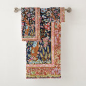Oriental Floral Persian Tepet Rug Badhandtuch Set (Insitu)