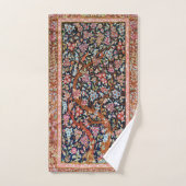 Oriental Floral Persian Tepet Rug Badhandtuch Set (Handtuch)