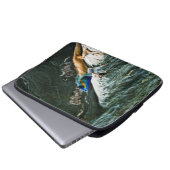 Oriental Garden Lizard - Kunstleder Laptopschutzhülle (Vorne Knopf)