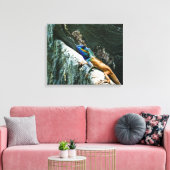 Oriental Garden Lizard - überzogene Canvas Leinwanddruck (Insitu (Wohnzimmer))