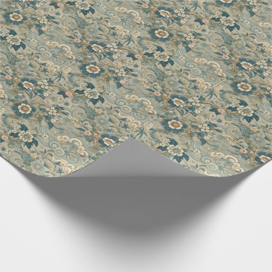 Oriental Garden Pattern Geschenkpapier (Ecke)