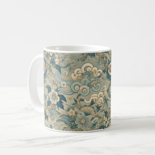 Oriental Garden Pattern Kaffeetasse (Vorderseite Links)