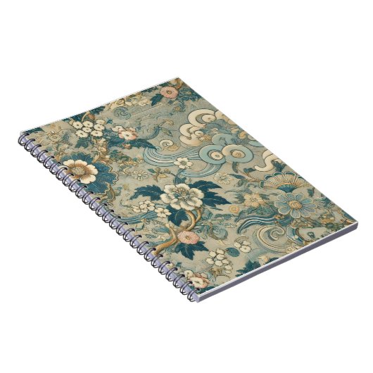 Oriental Garden Pattern Notizblock (Rechte Seite)