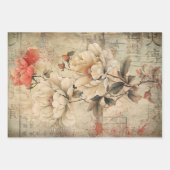 Oriental Geisha Ästhetik Schweres Gewicht Dekoupag Geschenkpapier Set (Vorderseite 3)