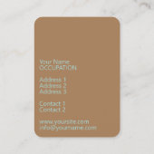 Oriental Glow II - Visitenkarte (Rückseite)