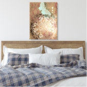 Oriental Glow II - Wrapped Canvas Leinwanddruck (Insitu (Schlafzimmer))