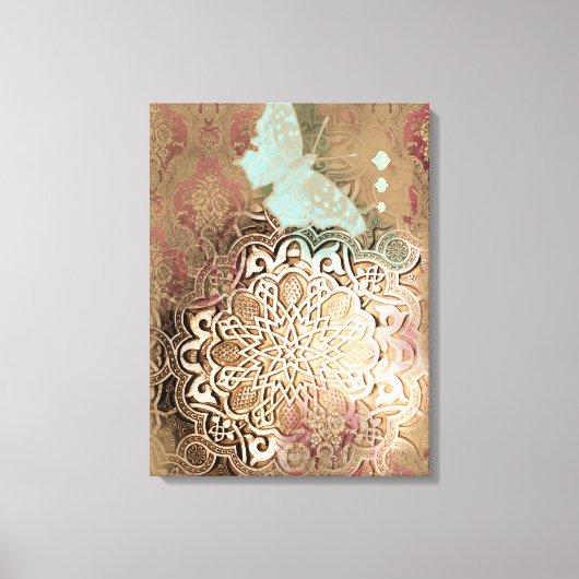 Oriental Glow II - Wrapped Canvas Leinwanddruck (Vorderseite)