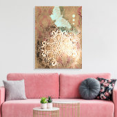 Oriental Glow II - Wrapped Canvas Leinwanddruck (Insitu (Wohnzimmer))