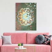 Oriental Glow III - Wrapped Canvas Leinwanddruck (Insitu (Wohnzimmer))