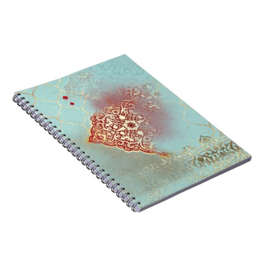 Oriental Glow - Notebook Notizblock (Rechte Seite)