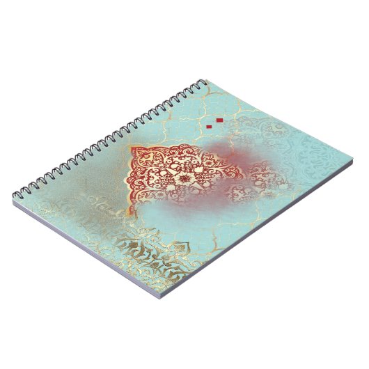 Oriental Glow - Notebook Notizblock (Linke Seite)