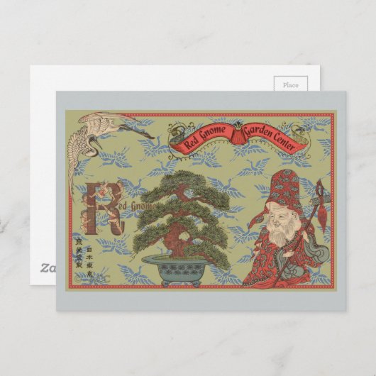 Oriental Gnome Postkarte (Vorne/Hinten)